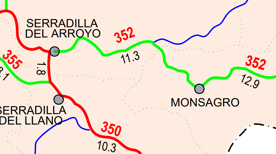 207 parcelas se verán afectadas por el ensanche de la carretera de Serradilla del Arroyo a Monsagro