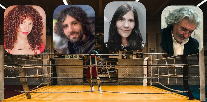 Versos contra las cuerdas con Celeste Jiménez, Alberto Pérez Domínguez y Teresa Sánchez Vicente