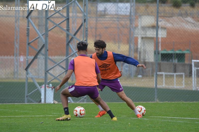 El Salamanca UDS entrena tocado por las bajas: Jon, Yago, Gustavo y Diego Benito, KO
