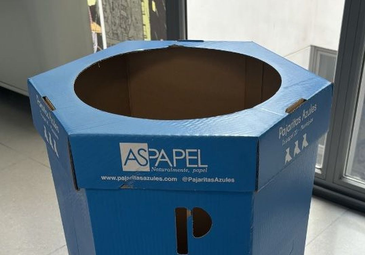 Llegan 150 ecopapeleras a las dependencias del Ayuntamiento de Salamanca