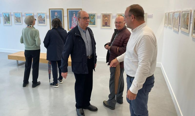 Exposición solidaria de Claudio Hernández Díaz en en Centro Julián Sánchez El Charro