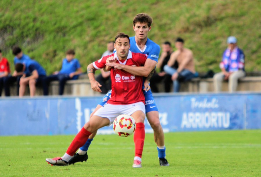 A Unionistas se le escapa la victoria de Urritxe en un final de infarto y deja serias dudas contra el Amorebieta (3-3)
