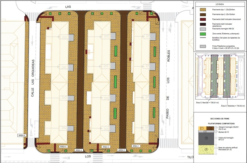 El entorno de la calle Gladiolos mejorará su accesibilidad y estética