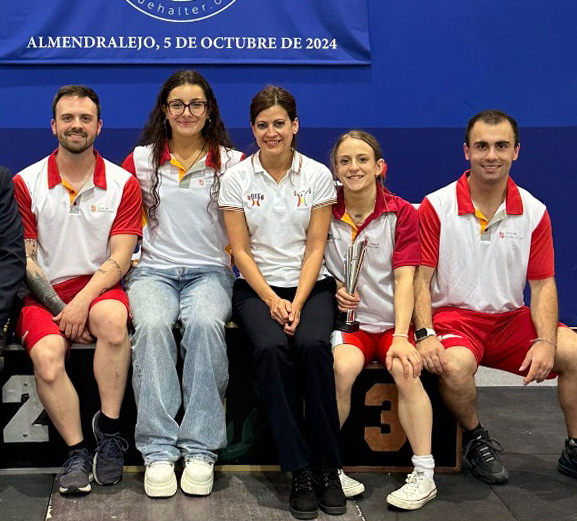Cuatro levantadores salmantinos, sextos en la Copa de España mixta por federaciones