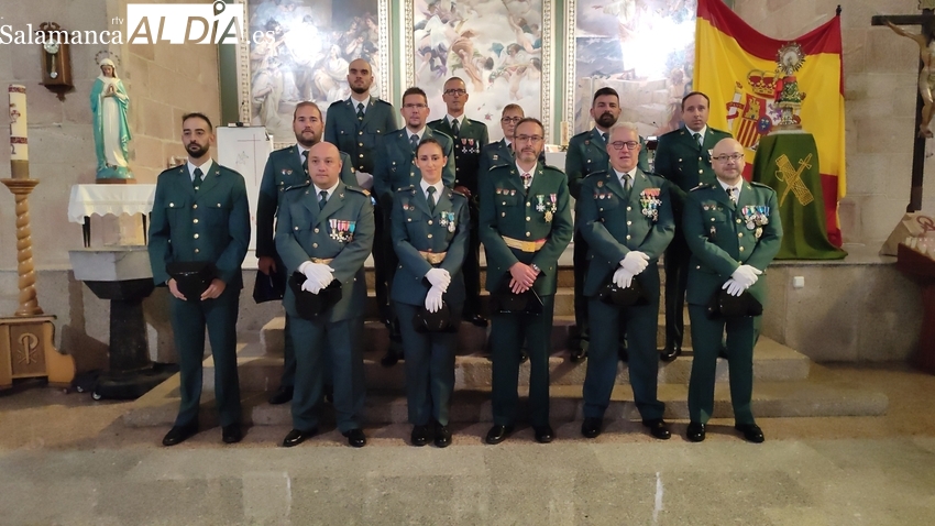 La Guardia Civil celebra el día del Pilar en los cuarteles de la demarcación de Vitigudino