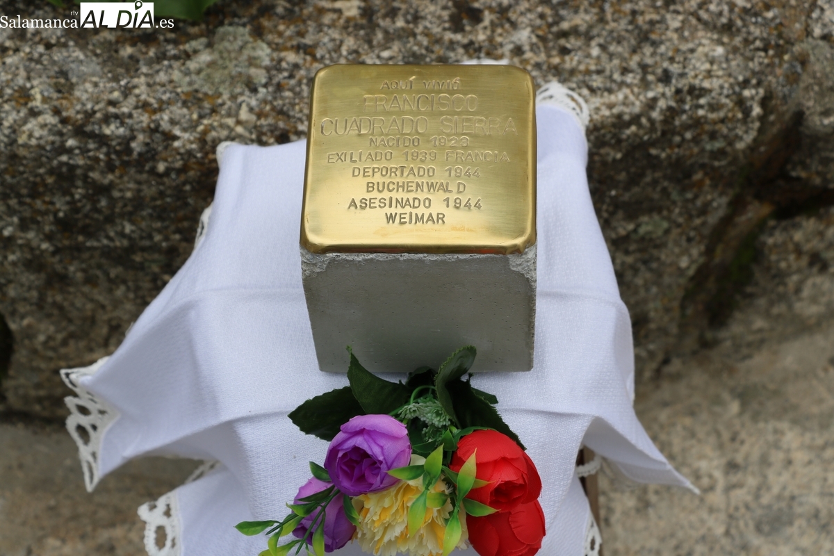 Francisco Cuadrado Sierra tiene su stolpersteine en Villavieja de Yeltes