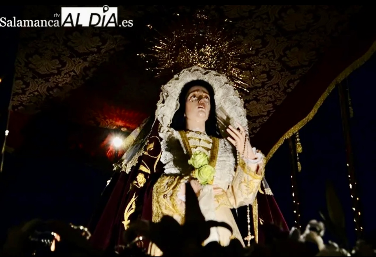 La cofradía del Humilladero conmemora el 25º aniversario de la Virgen de las Lágrimas 