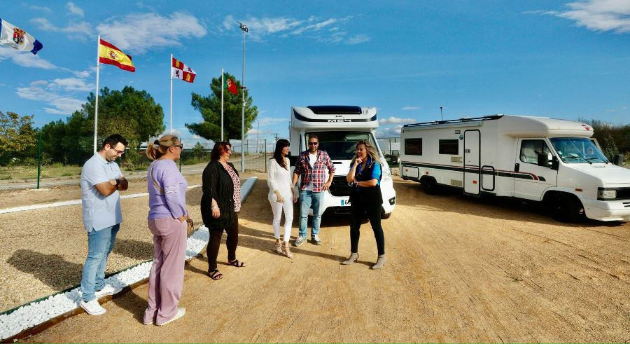 Fuentes de Oñoro inaugura su área para autocaravanas tras una inversión de 110.000€