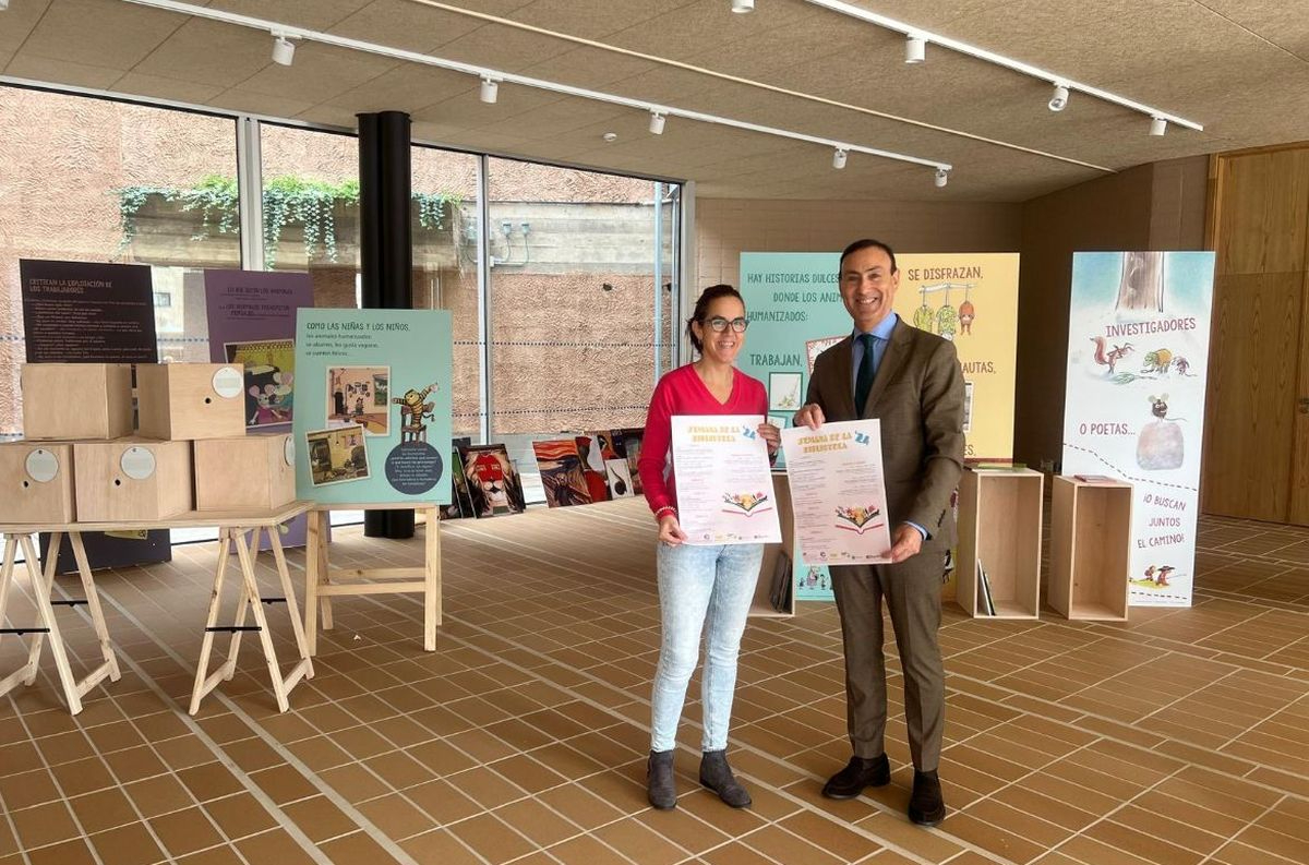 La exposición ‘Animales muy humanos’ centra la Semana de la Biblioteca organizada por el Ayuntamiento de Carbajosa  
