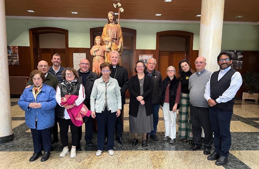 Carlos Norberto Gómez asiste a una reunión de delegados regionales de Pastoral de la Salud
