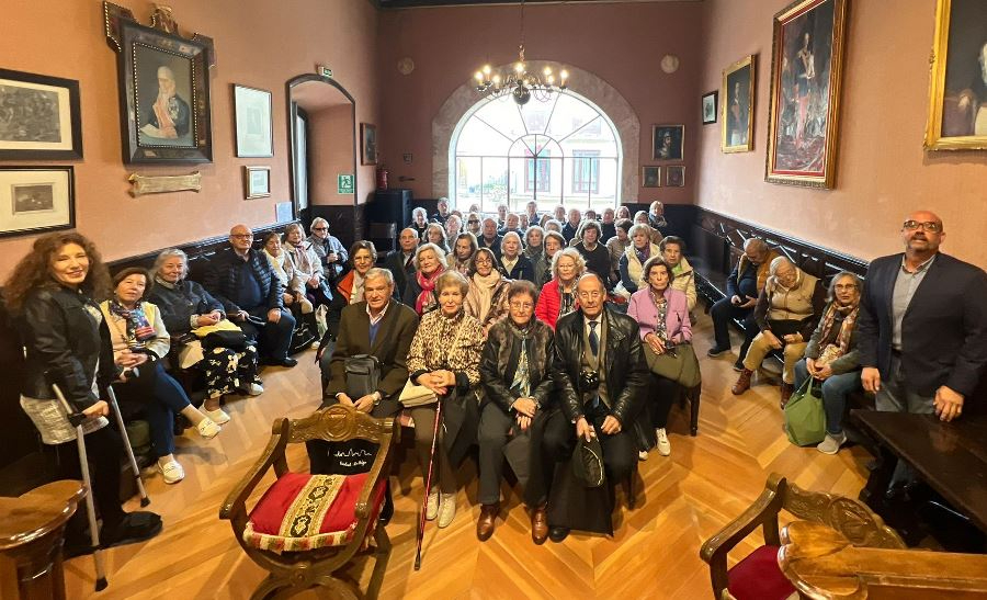 Militares veteranos de Cáceres visitan Ciudad Rodrigo