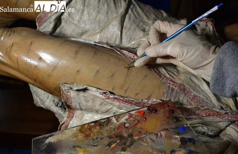 Habla la restauradora del Cristo de la Agonía Redentora: Es uno de los tesoros de la Catedral