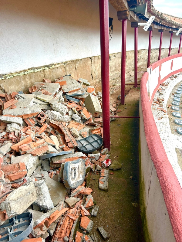 Comienzan las obras en la plaza de toros de Guijuelo