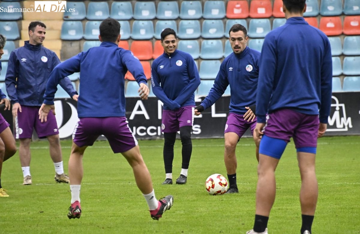 Dos bajas y un regreso en el entrenamiento del Salamanca UDS (GALERÍA DE FOTOS)