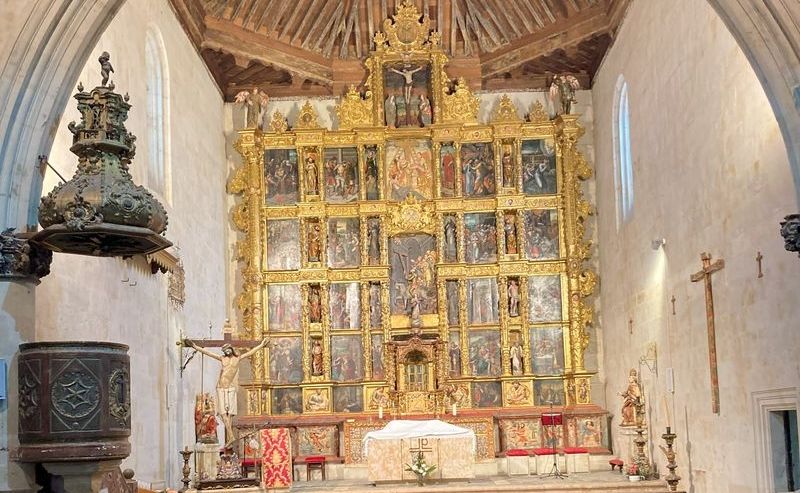 La iglesia de Palencia de Negrilla, una de las tres catedrales de La Armuña