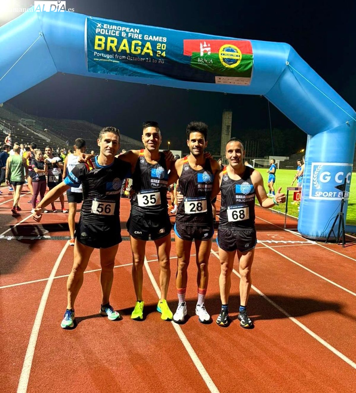 Éxito rotundo para la Policía Local de Salamanca en los Juegos Europeos de Braga 2024 con una lluvia de medallas