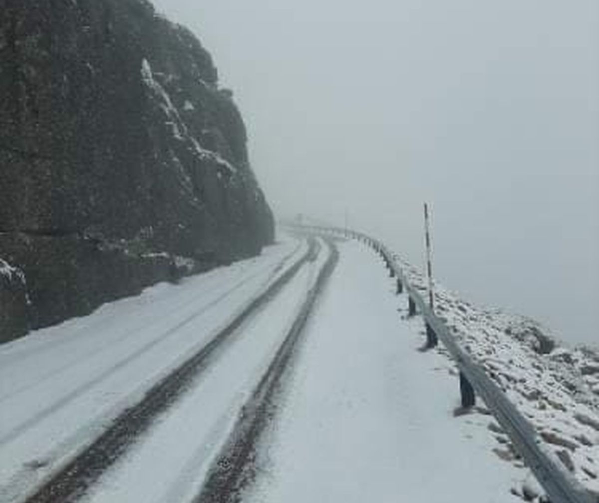Primera nevada otoñal en la provincia de Salamanca