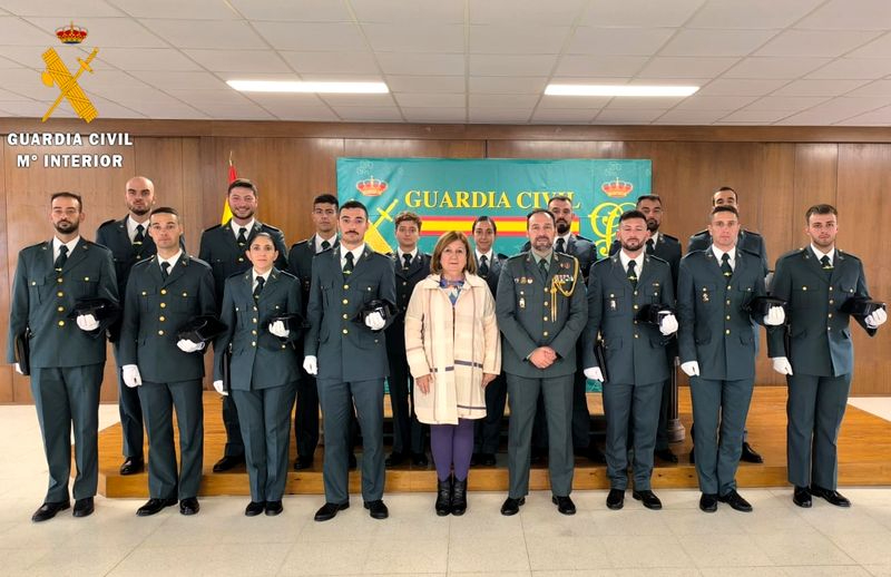 Los quince nuevos Guardias Civiles que se incorporan a la provincia de Salamanca 