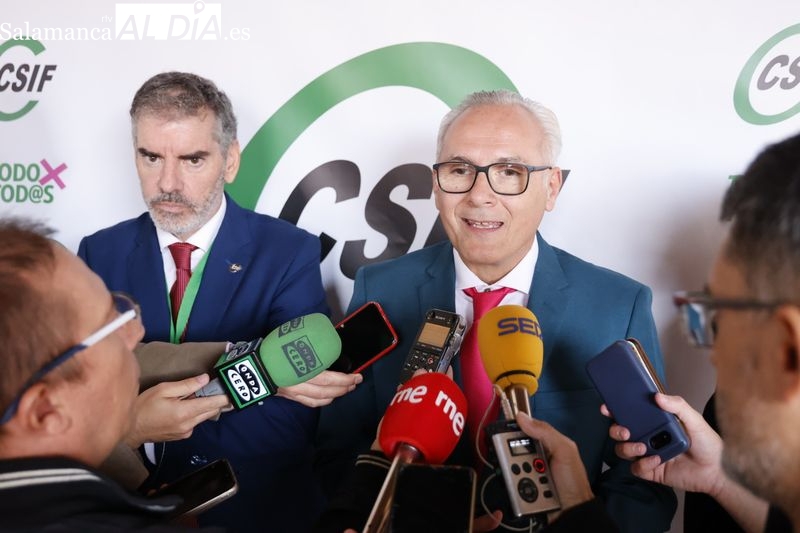 Federico Martín, reelegido presidente de CSIF Salamanca
