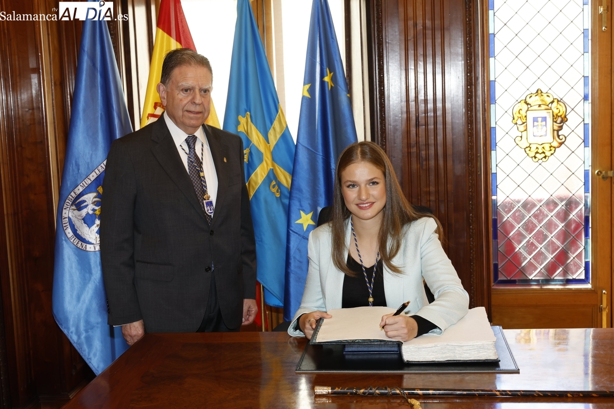 El mensaje de la Princesa Leonor tras ser nombrada Alcaldesa Honoraria del Ayuntamiento de Oviedo