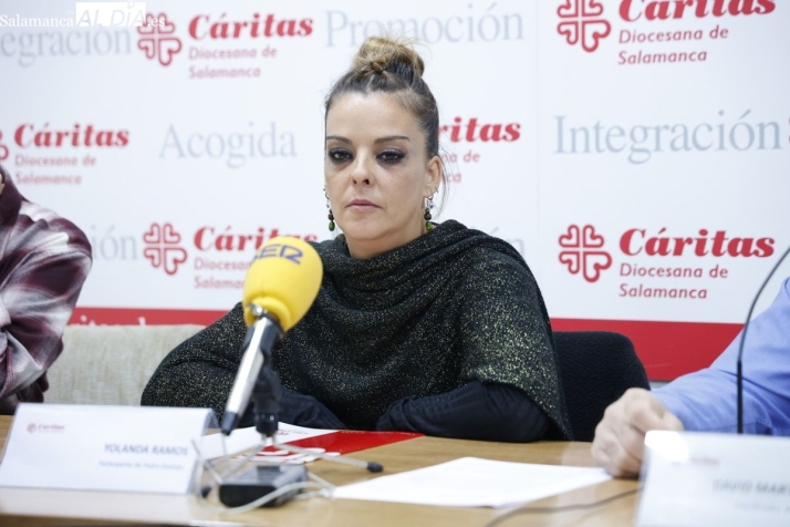 Vivía feliz con mi hijo, sufrí un secuestro y ahí empezó todo, explica Yolanda, usuaria de Cáritas Salamanca 