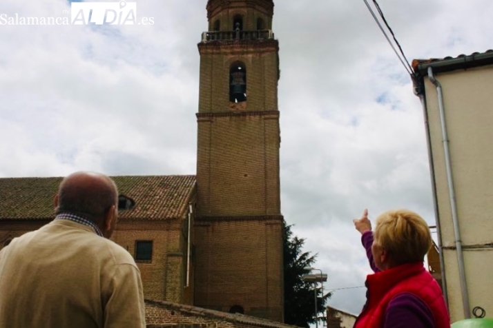 Las Cortes descartan en votación mayoritaria actuar en la dañada torre de la iglesia de Palaciosrubios, remitiéndose a una próxima reunión