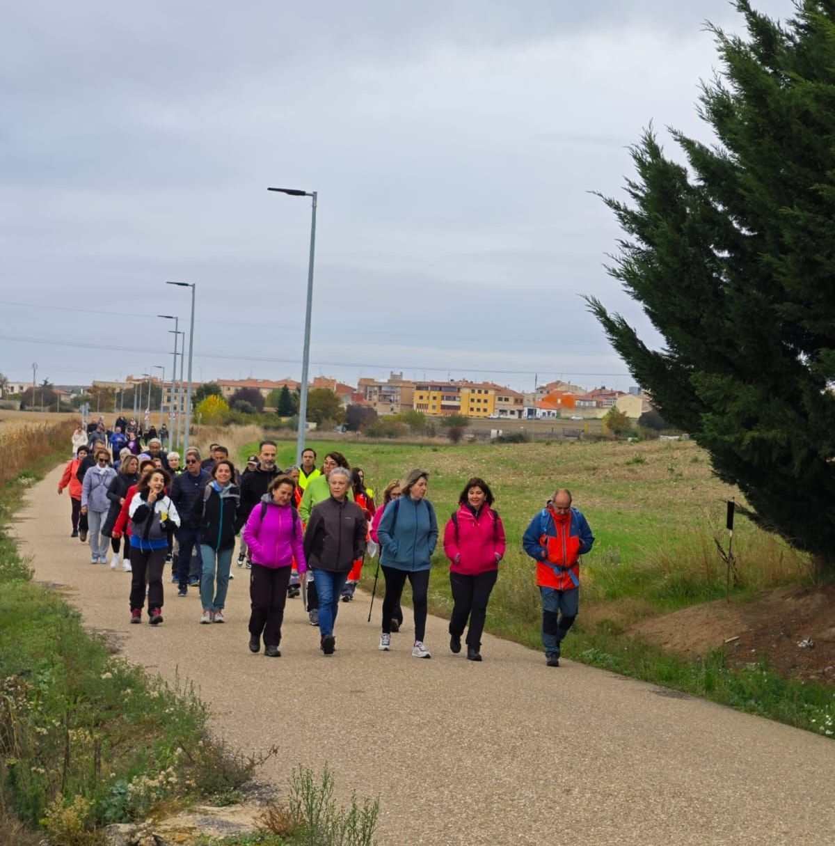 Éxito de la marcha solidaria con los afectados por la DANA en Villamayor