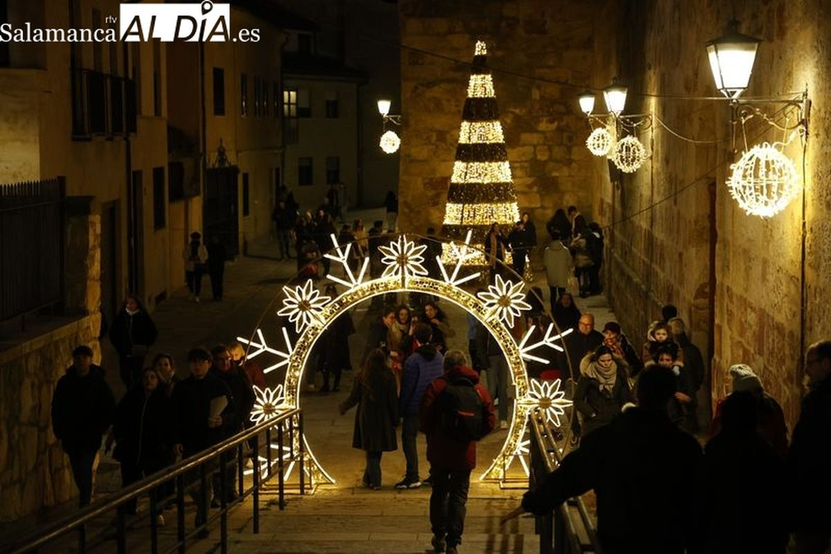 Todos los detalles de la inauguración de la iluminación navideña en Salamanca