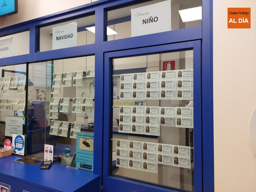 Ya están a la venta en las administraciones mirobrigenses los décimos para el Sorteo del Niño