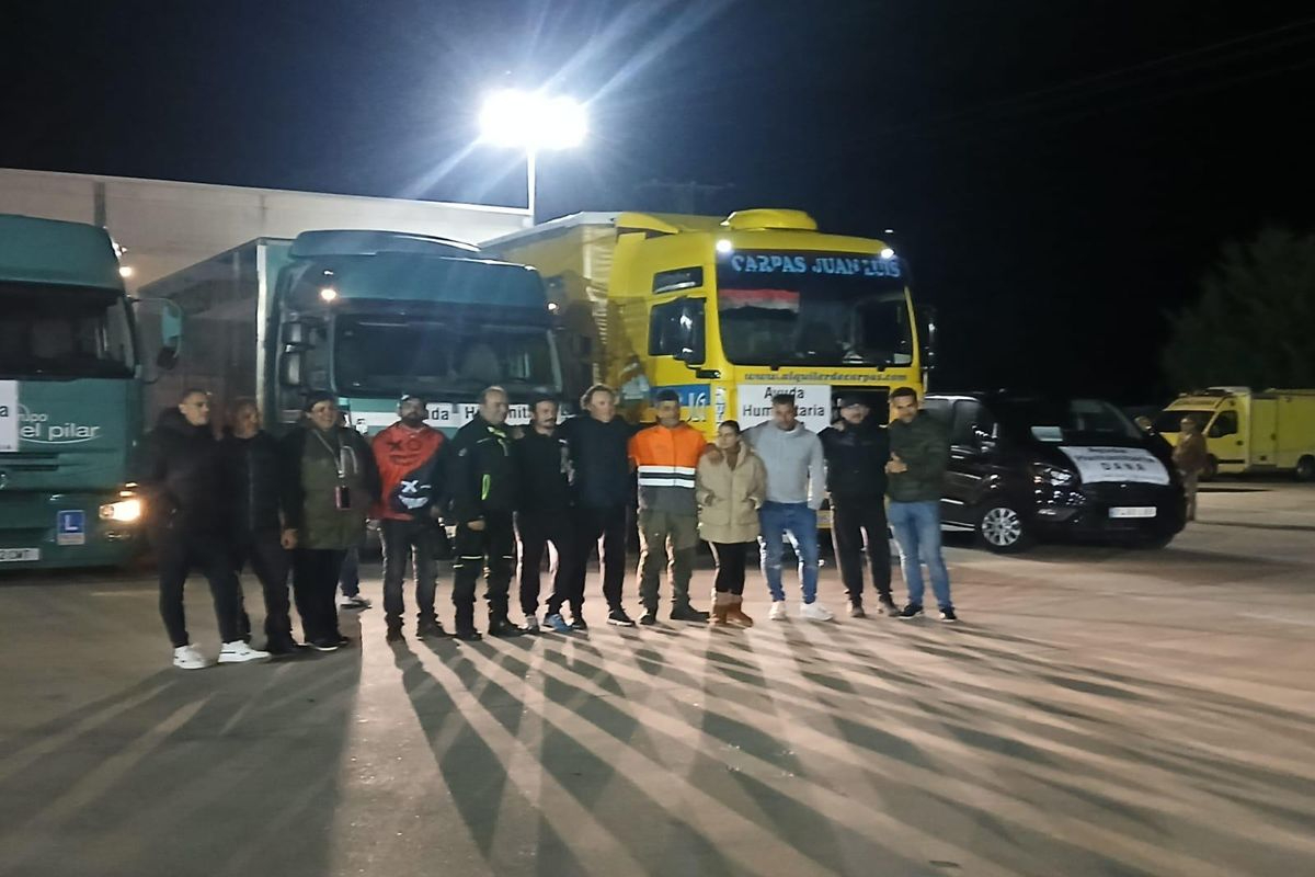Continúa la solidaridad salmantina: 5 camiones y 3 furgonetas cargados con ayuda ya se encuentran en Valencia 