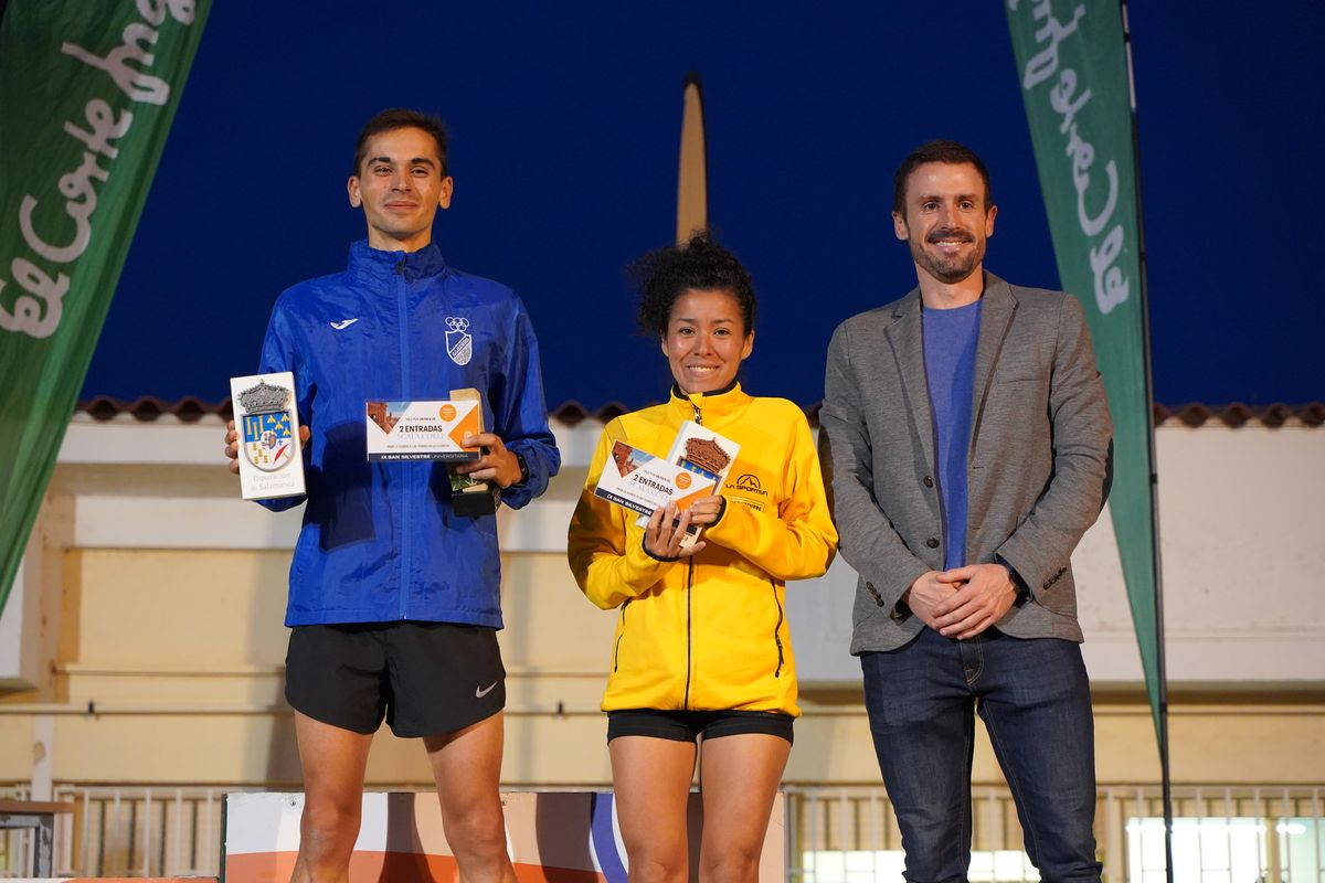 Adrián Moro y Sara Izquierdo ganan la IX San Silvestre Universitaria Solidaria