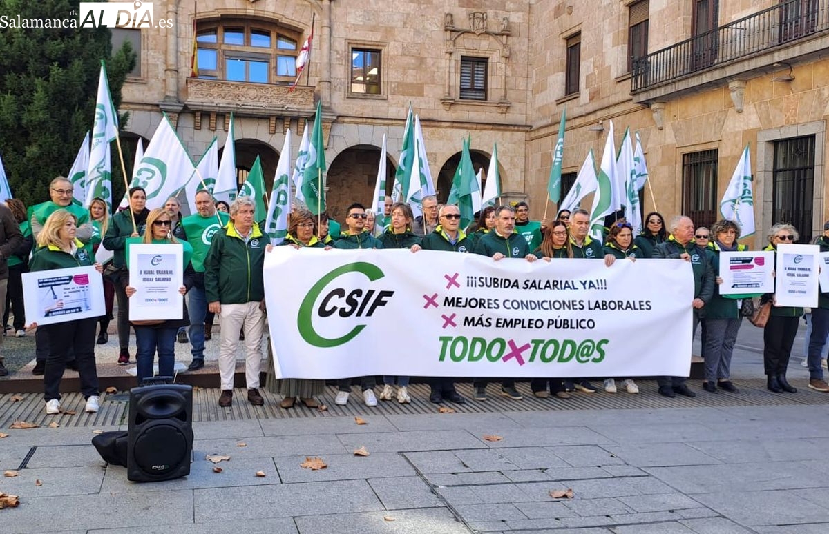 CSIF exige mejoras salariales para los empleados públicos y un nuevo concierto en MUFACE