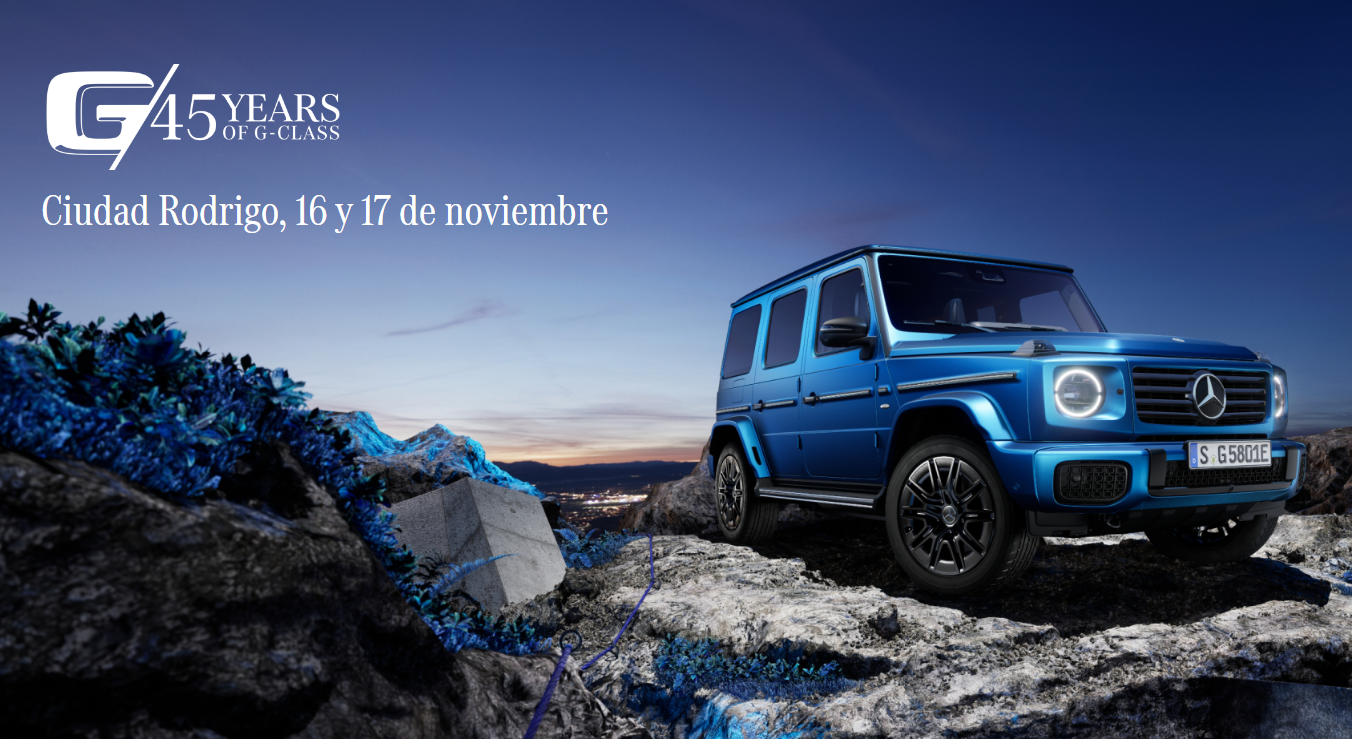 Mercedes-Benz escoge Ciudad Rodrigo para celebrar el 45º aniversario de su Clase G