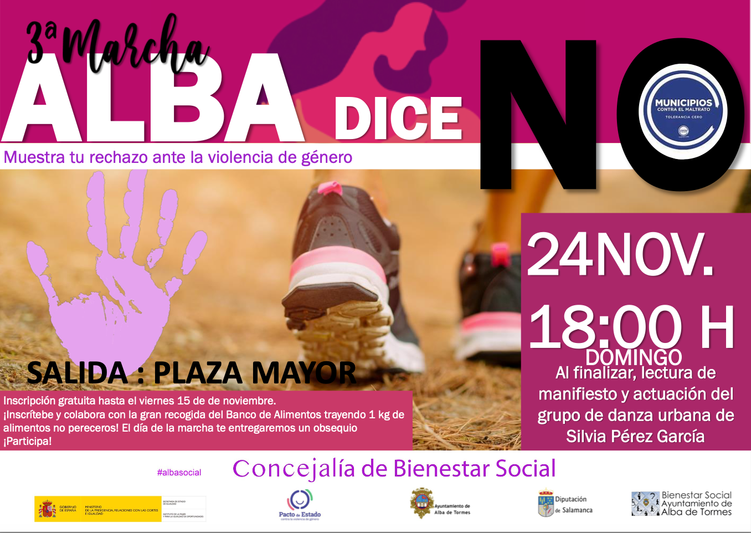 Alba de Tormes conmemora el Día Internacional contra la Violencia de Género con actividades de sensibilización