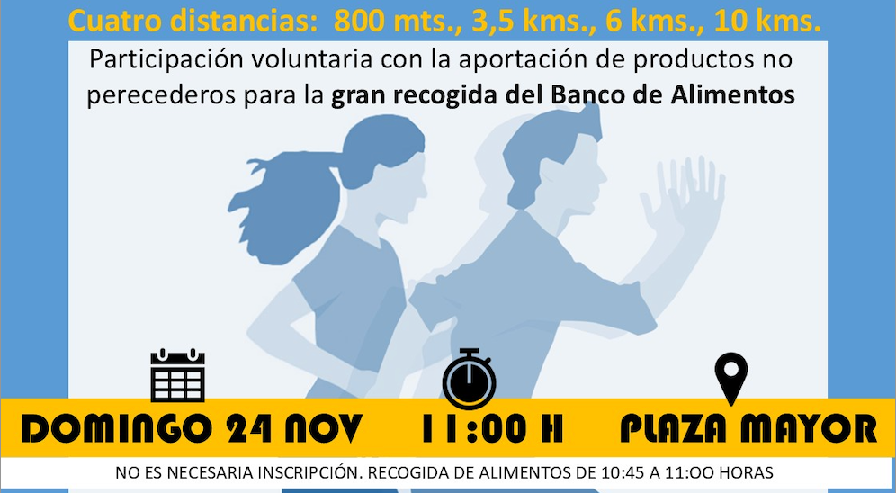 Alba de Tormes celebra el III Running Solidario en apoyo al Banco de Alimentos