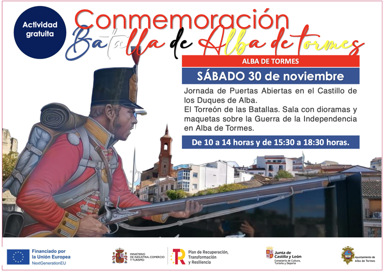 Alba de Tormes conmemora la Batalla de 1809 con una Jornada de Puertas Abiertas en el Castillo de los Duques de Alba