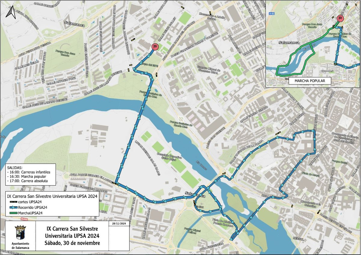 Atención a los cortes de tráfico que complicarán la circulación este fin de semana