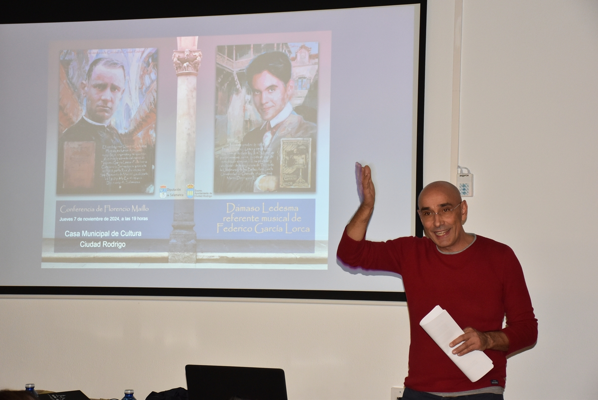 Florencio Maíllo explica en Miróbriga las claves de su exposición sobre Lorca