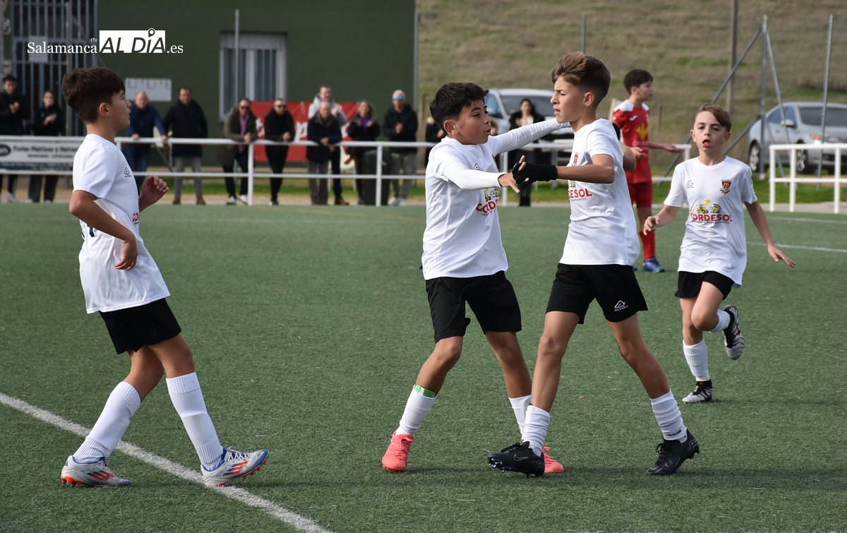 #M [23-24 NOV] El Infantil del Ciudad Rodrigo da buena cuenta del Navega B en medio de un vendaval