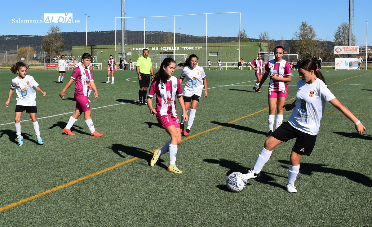 #M [9-10 NOV] El Infantil Femenino del Ciudad Rodrigo roza su primera victoria del curso