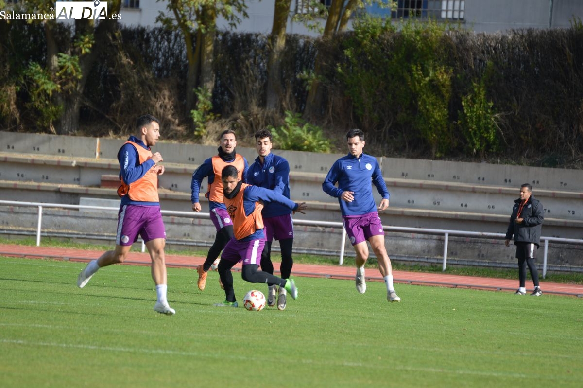 Caramelo le gana el puesto a Martín Galván en los ensayos del jueves en el Salamanca UDS (FOTOS)