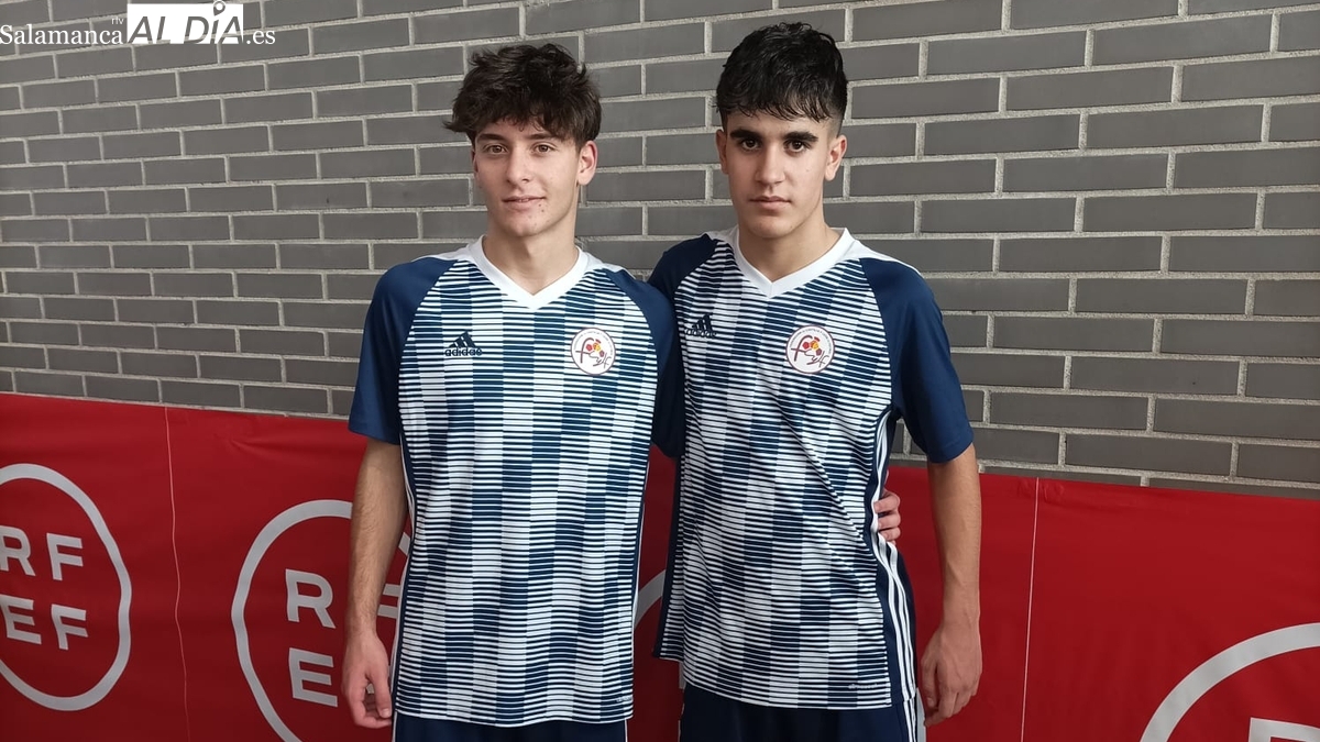 Diego Petisco y Miguel Ángel Pérez, representantes de la comarca de Vitigudino en el Campeonato de España de fútbol sala 