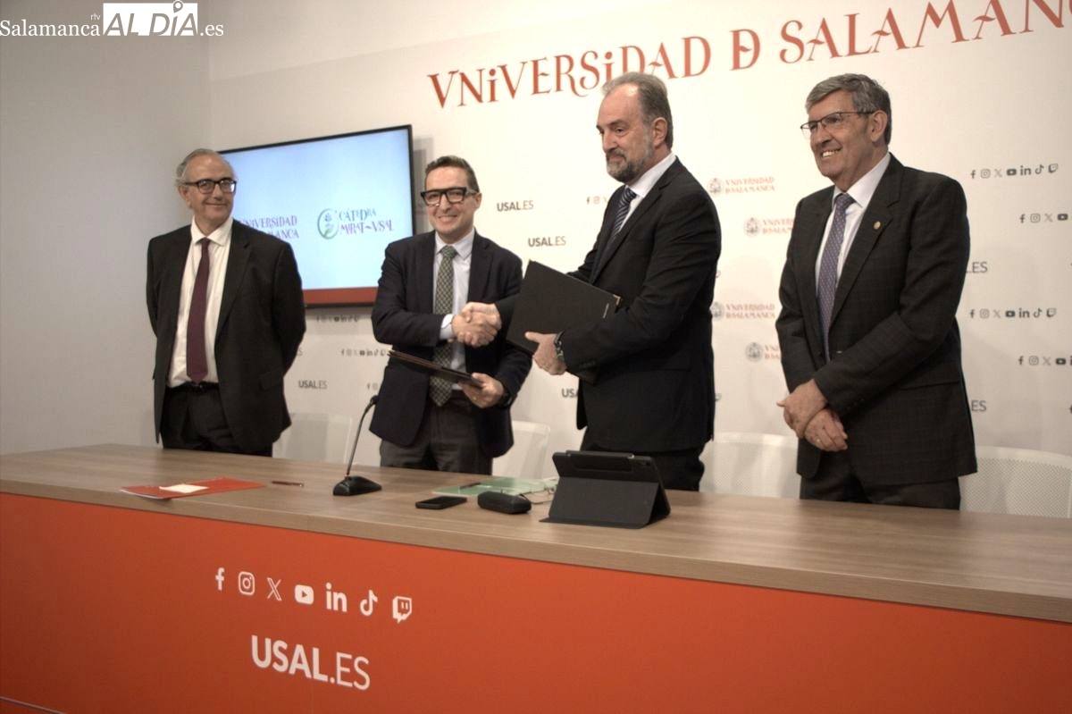 La nueva Cátedra de la USAL, ‘Nutrición vegetal eficiente’, impulsada por una histórica empresa salmantina