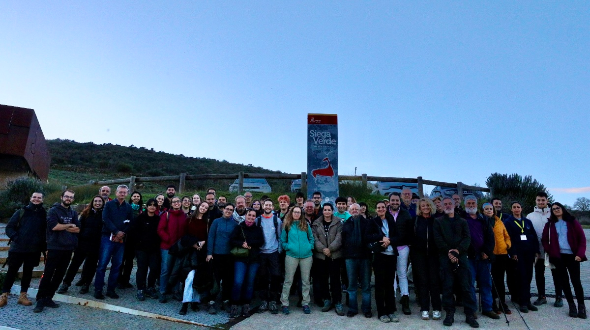 Expertos de una veintena de universidades de distintos rincones del mundo visitan Siega Verde
