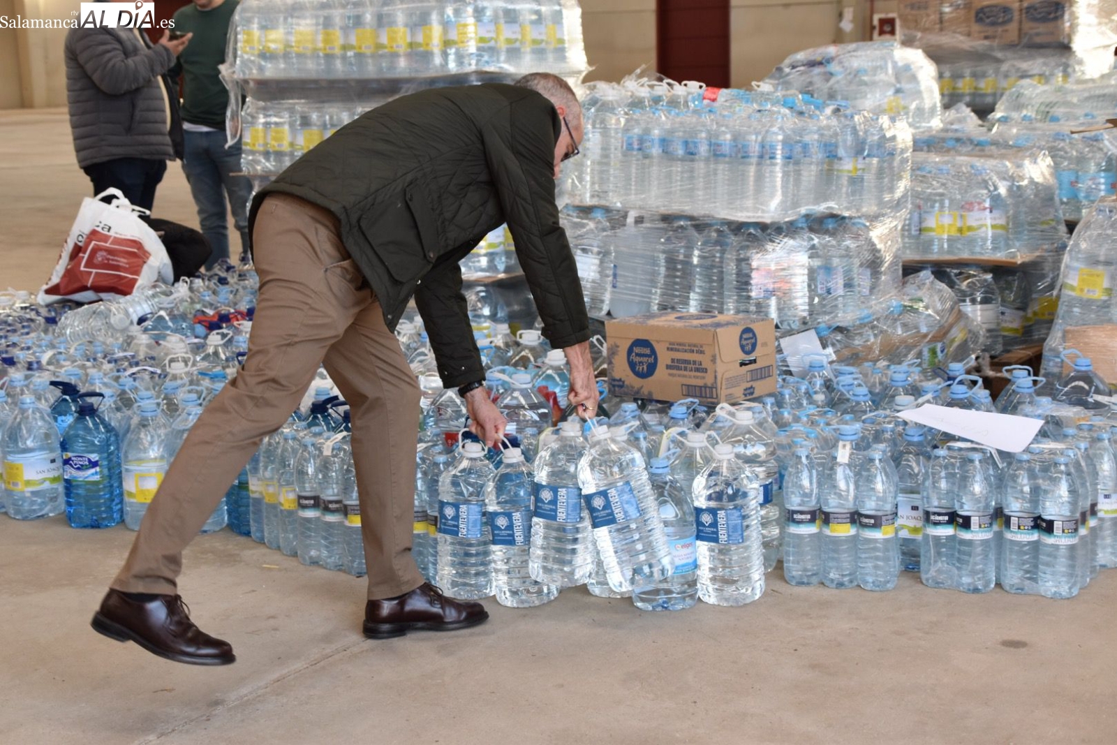La Diputación de Salamanca pide a los ayuntamientos que paralicen la recogida de ayuda para los damnificados por la DANA
