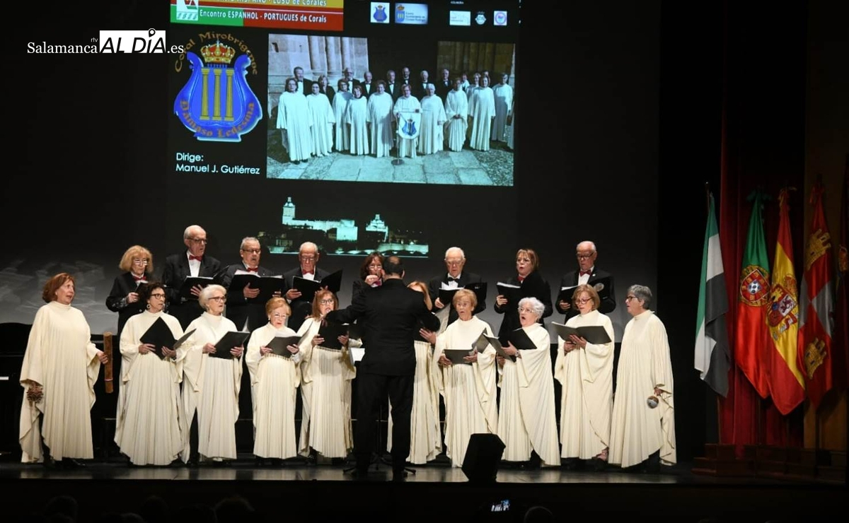 Corales de ambos lados de la frontera confraternizan en el V Encuentro Hispano-Luso