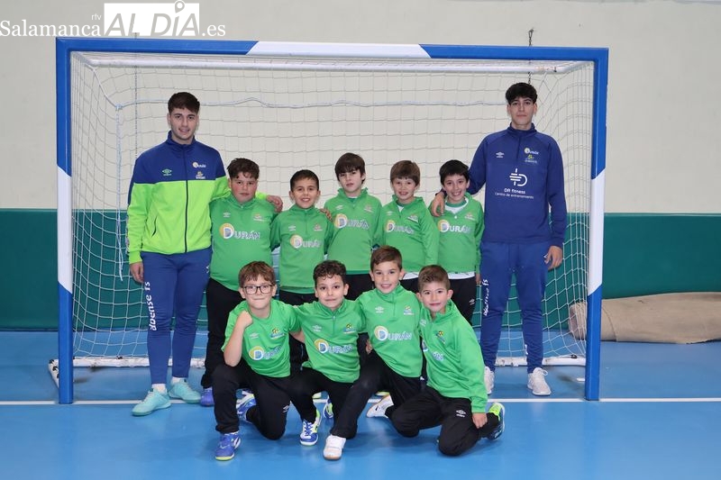 Los benjamines del Piensos Durán Albense FS se inician con pasión y ganas de aprender