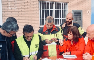 No olvidaré la oscuridad, los vecinos a las puertas y la destrucción total, afirma la peñarandina que ha coordinado Emergencias CyL en Aldaia