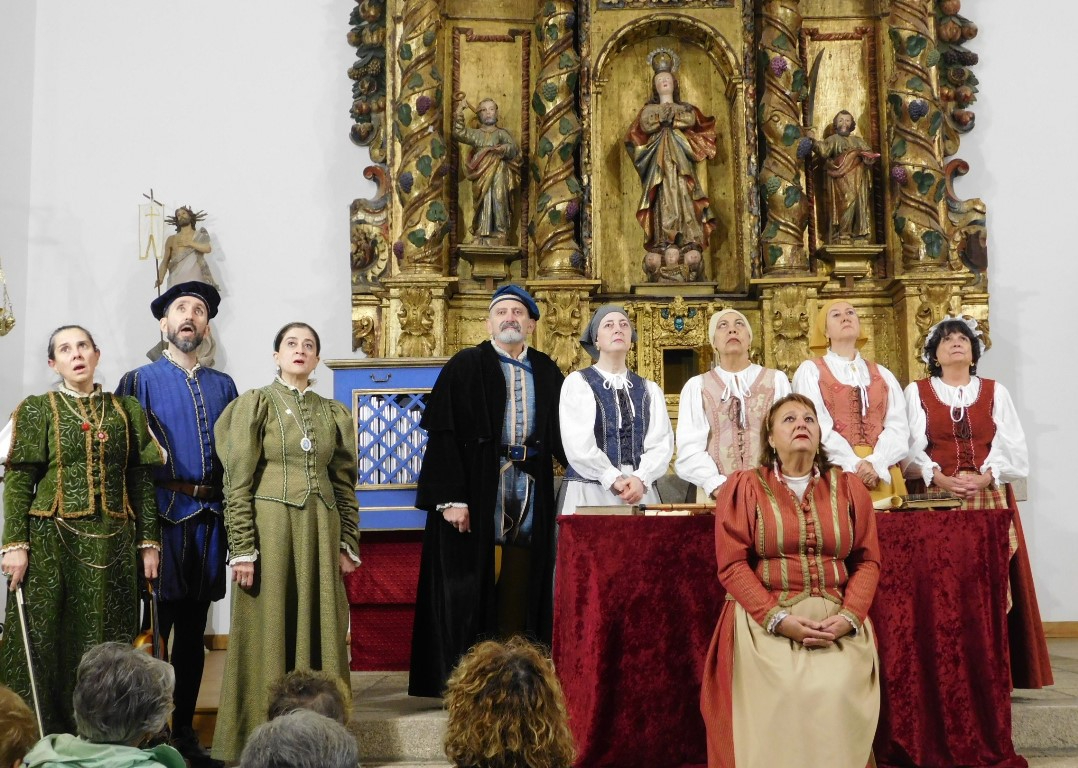 El grupo Lazarillo de Tormes homenajea en Martiago a uno de los grandes impulsores de Nebrija
