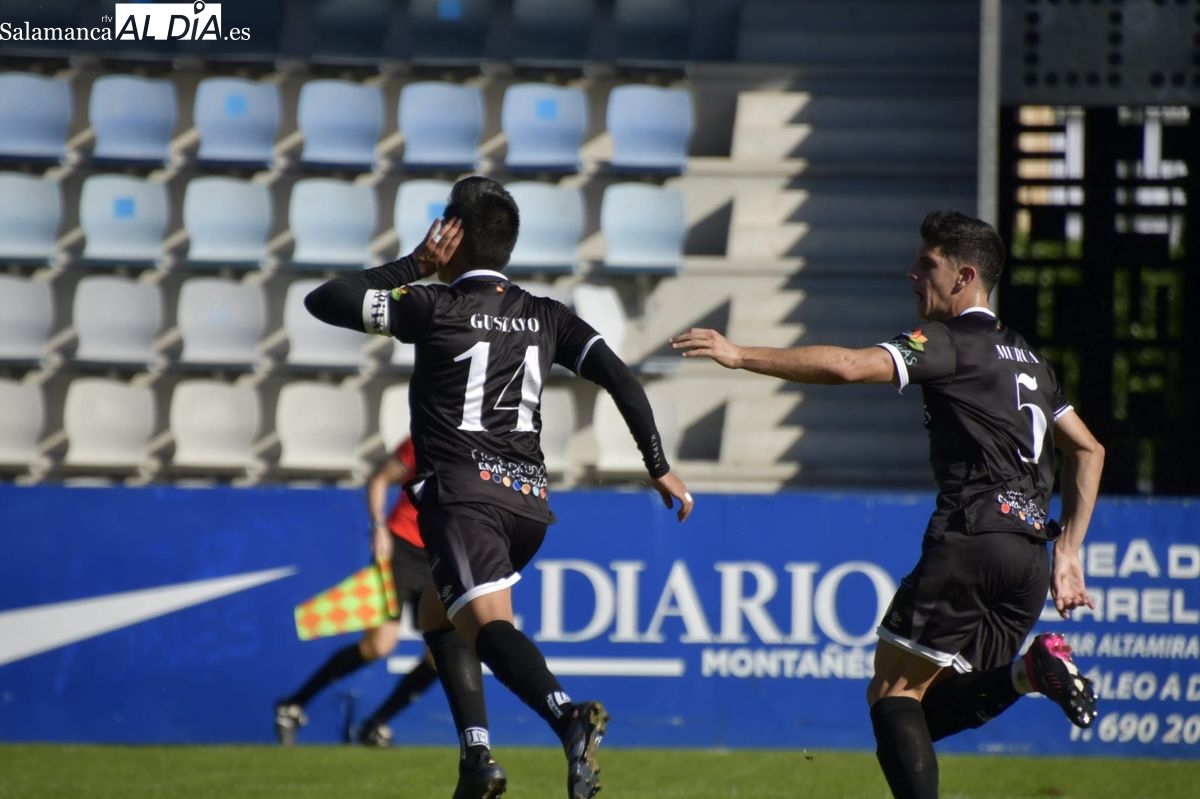 El renacido Gustavo le da el triunfo al Salamanca UDS ante la Gimnástica Torrelavega (1-2)